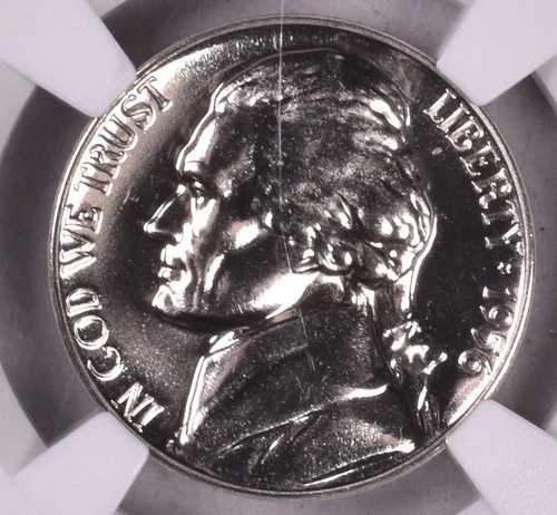 1956年ジェファーソンニッケル - NGC PF69