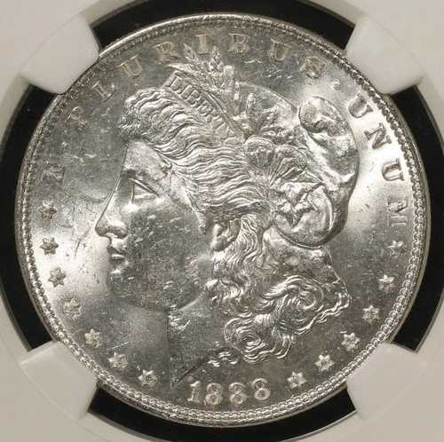 1888年 NGC MS62 モルガン銀貨