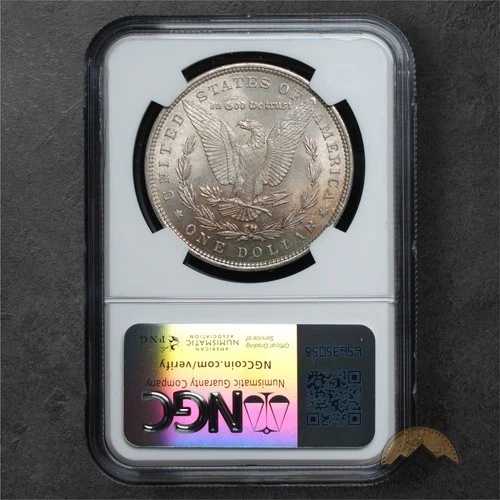 1889年 モルガン銀貨 1ドル - MS62 NGC - フィラデルフィア