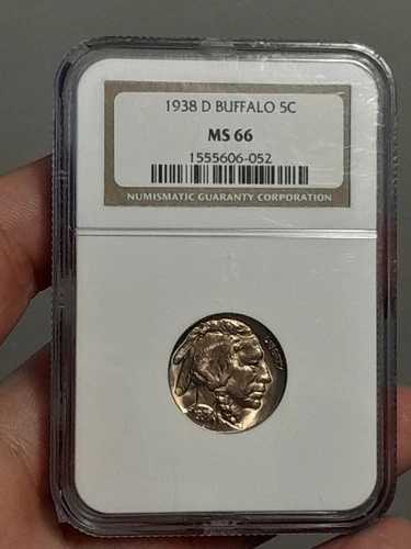 1938- D バッファローニッケル MS66 NGC