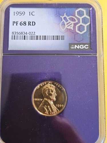 センセーショナルな1959年リンカーン記念ペニー NGC PF68RD