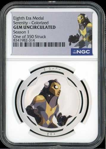 第8紀 セレニティ カラーメダル コイン 350枚中1枚 NGC GEM 未流通