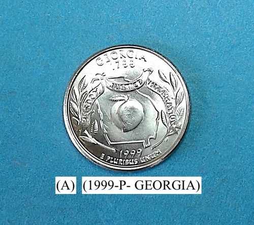 1999-P- ジョージア州クォーター（米国造幣局発行） C- NGC価格チャート（A）