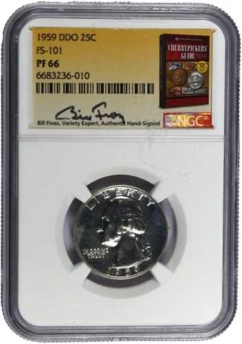 1959年 NGC PF66 DDO FS-101 シルバー ワシントン クォーター 38,610円