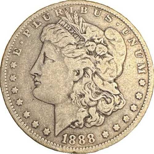 1888-O モルガン $1 ? 市場価格より $5 安い ? 銀90% ? 状態良好 (VF) 38,610円