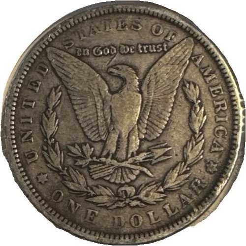 1890年 モルガン 1ドル ? 市場価格より5ドル安い ? 銀90% ? 非常に良好な状態 (VF)