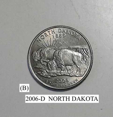 2006-D- ノースダコタ州クォーター硬貨（米国造幣局発行） C- NGC価格チャート（B）