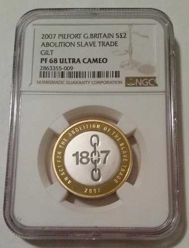 NGC イギリス 2007年 銀貨 2ポンド ピエフォート KM-P61 プルーフ PF68 UC ローミント 39,325円
