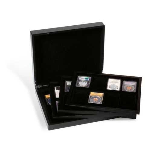 VOLTERRA QUATRO デラックス プレゼンテーション PCGS/NGC コインケース 32枚入り ブラック
