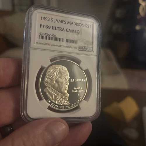 1993-S ジェームズ・マディソン記念 1ドル銀貨 NGC PF69UCAM｜WORLD RESOURCE【QUEEN店】
