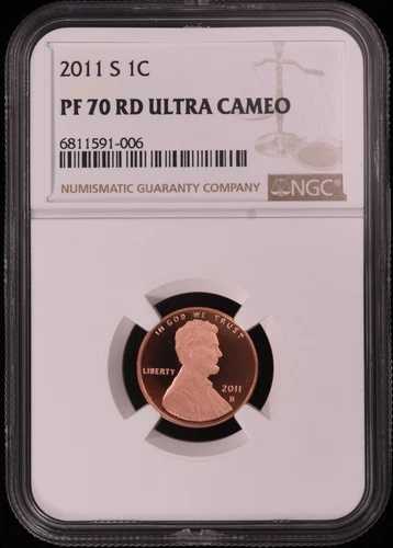 2011-S リンカーンセント NGC PF 70 RD ウルトラカメオ