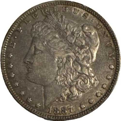 1887-O モルガン 1ドル ? 市場価格より5ドル安い ? 銀90% ? エクストラファイン (XF)