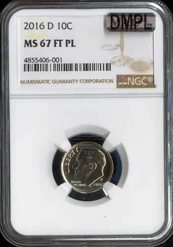 2016 D ルーズベルト ダイム NGC MS67 FT PL 品質??