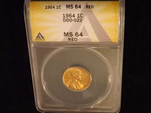 1964 1C DDO ANACS MS 64 39,325円