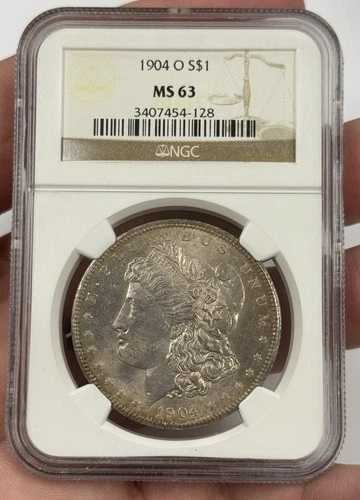 1904-O モルガン銀貨 $1 NGC MS 63 #3108｜WORLD RESOURCE【QUEEN店】 42,185円