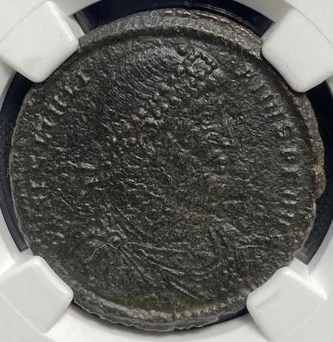 ユリアヌス2世「背教者」紀元360-363年、AE1 BI マイオリーナ ローマ帝国希少コイン、NGC