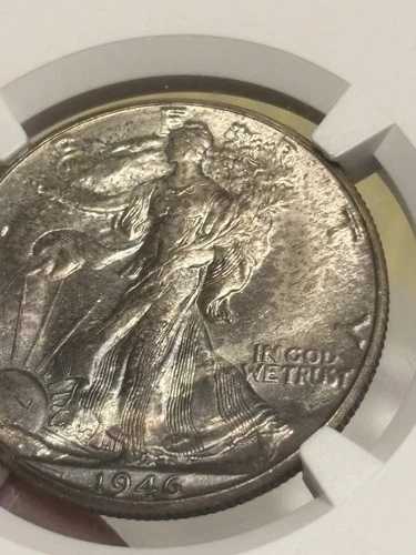 1946年 D ウォーキング リバティ ハーフ ニートトーン NGC MS 64
