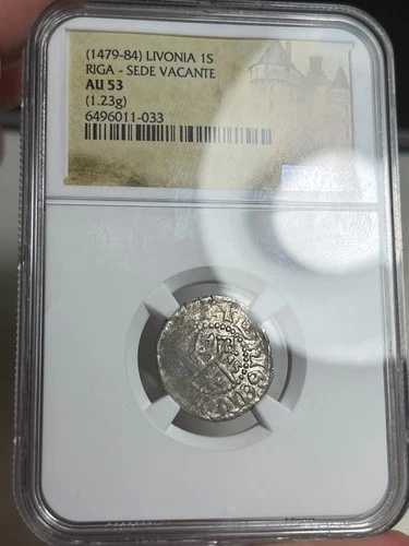 1479-84 リヴォニア：リガ・シリング - NGC AU53