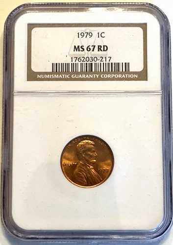 スーパーハイグレード 1979年 (P) NGC 1C MS67RD レッドファイアリージェム リンカーン記念セント 1C
