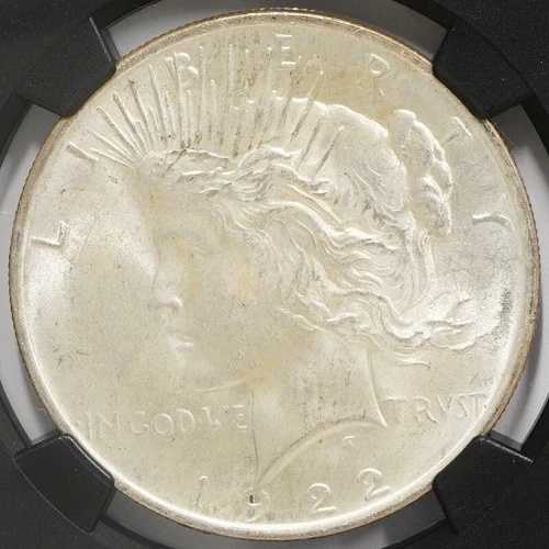 1922年（P）平和ドル NGC MS-63