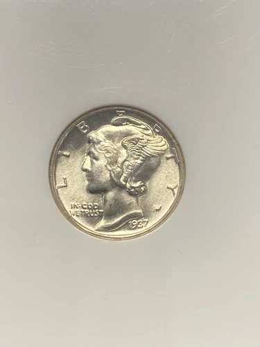 1937年 マーキュリーダイム 10セント NGC MS 67 グレード - シルバー 50,820円