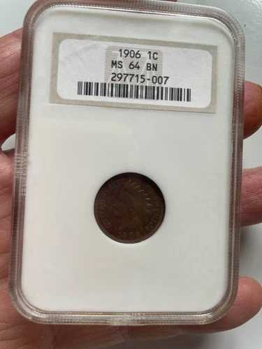 1906年インディアンヘッドセント MS-64-BN