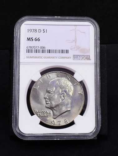 1978-D アイゼンハワー・ダラー - NGC MS66 (#53371-L)