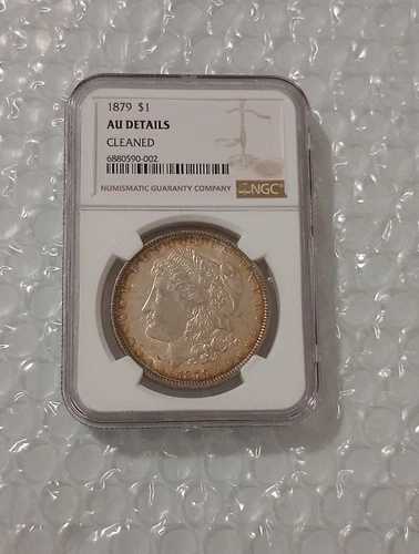 アメリカ モルガン銀貨 1879 NGC AU 詳細 51,480円