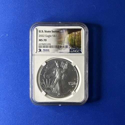 2022年 アメリカンシルバーイーグル MS 70- NGC