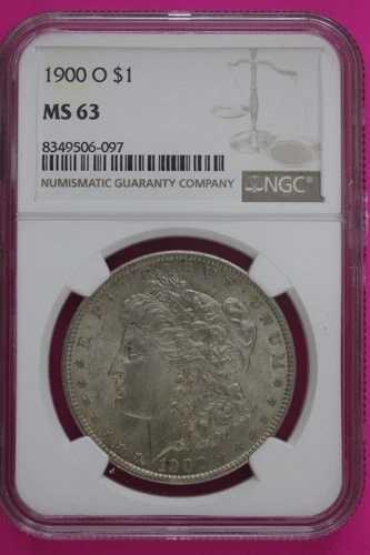 1900 O MS 63 リバティ モルガン シルバー ダラー NGC 認定 鑑定済み 本物 696 55,440円