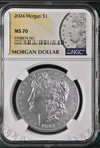 2024年 モルガン アメリカン シルバー ダラー 未流通 NGC MS70 MS 70 ! %