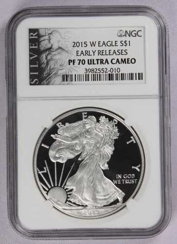 2015-W アメリカンイーグル アーリーリリース - NGC PF70 ウルトラカメオ