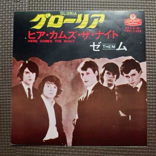 ゼム-グロリア/ヒア・カムズ・ザ・ノグトップ-1233 日本オリジナル盤 7インチ45