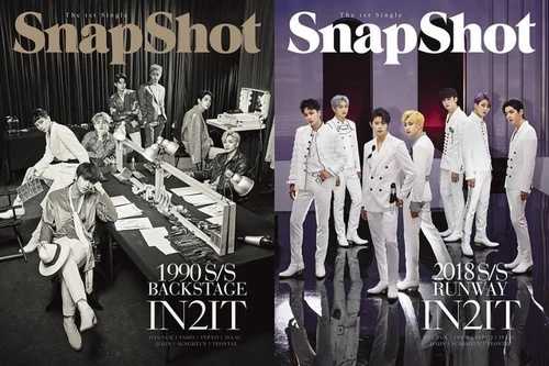 IN2IT [SNAPSHOT] シングルアルバム 2 Verセット+フォトブック+ミニポスター+カード+スタンド SEALED