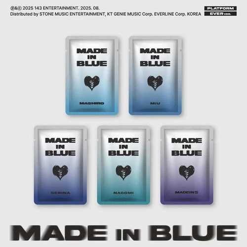 MADEIN S [MADE IN BLUE] アルバム PLATFORM EVER Ver/QR+2 フォトカード+マニュアル SEALED