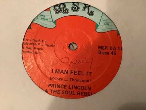 プリンス・リンカーン＆ソウル・レベルズ、I Man Feel It、12インチ MSR