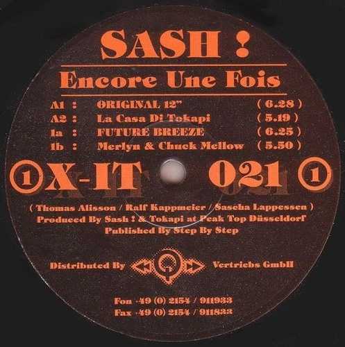 サッシ！ - アンコール Une Fois、12インチ、(アナログ盤)
