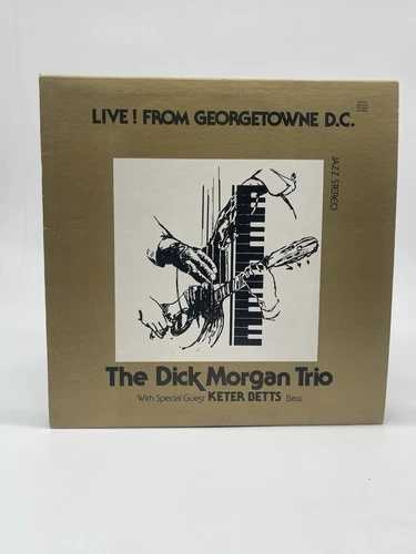 ディック・モーガン・トリオ ライブ・フロム・ジョージタウン D.C. LP VG+ ビニールレコード サイン入り