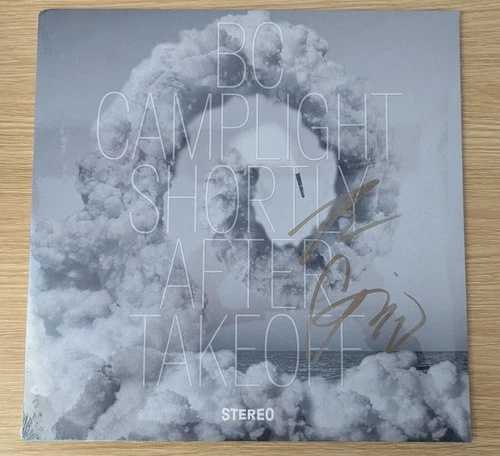 BCキャンプライト(サイン入り)Shortly After Takeoff クリアビニール。新品未開封。