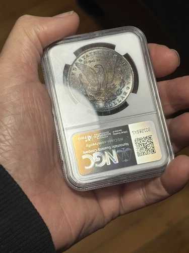 1888年製 モルガン MS 63 NGC トーン加工 1961年 財務省コレクション トーン加工