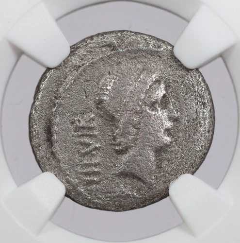 Q. シシニウス AR デナリウス ローマ皇帝銀貨 紀元前49年 - NGC Ch F