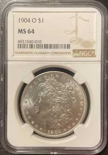 1904 O モルガン・ダラー NGC MS64