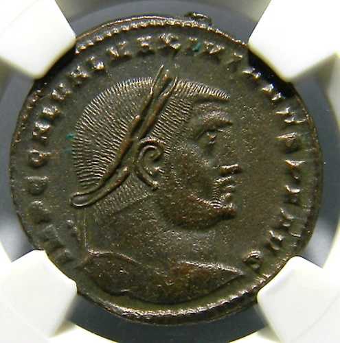 AD 305-311 ローマ帝国 Bi Nummus コイン ヘラクレア NGC チョイス エクストラファイン