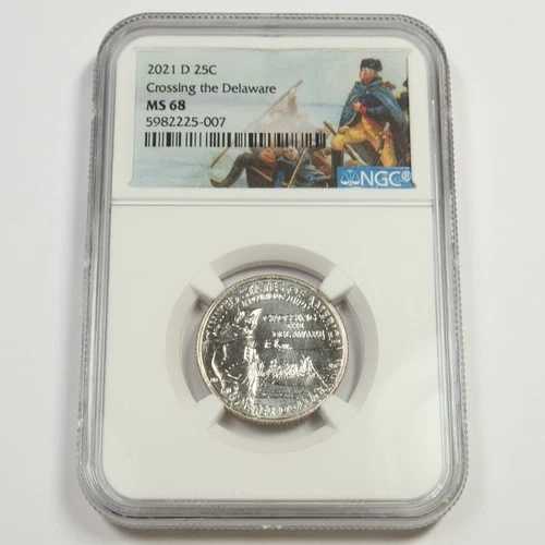 2021 D NGC MS68 - デラウェア・クォーターを越える - 25セント米国コイン #50881A