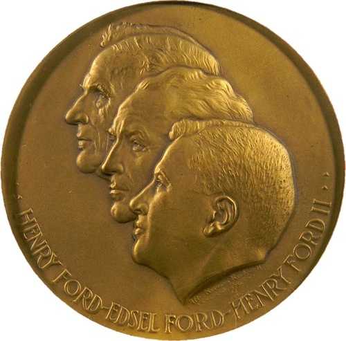 1953年フォード・モーター社50周年記念メダル NGC MS 67 トップポップ