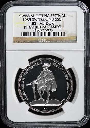 1985 スイス KM-S24 アルトドルフ フェスティバル S50F NGC PR69DCAM
