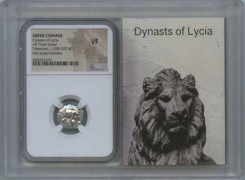 リュキア王朝紀元前390-375年頃 トルベニミ 第三国家ギリシャ NGC VF 35階建て金庫