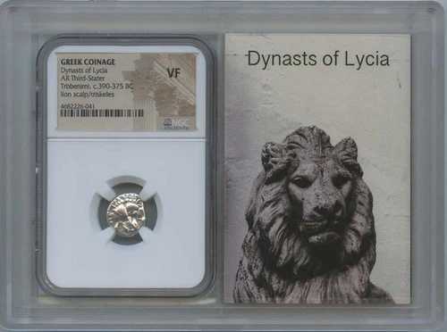 リュキア王朝紀元前390-375年頃 トルベニミ 第三国家ギリシャ NGC VF 35階建て金庫