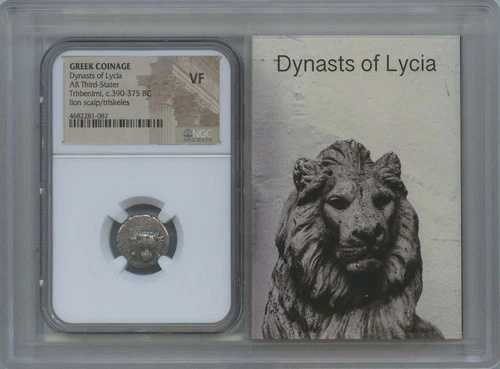 リュキア王朝紀元前390-375年頃 トルベニミ 第三国家ギリシャ NGC VF 35階建て金庫