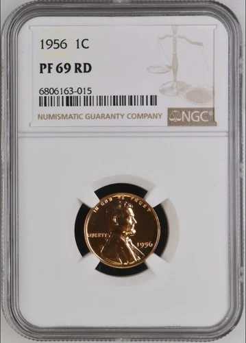 1956年リンカーンセント NGC PF69 レッド PR69RD